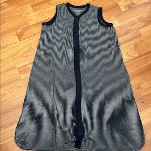 Burts Bees Striped Sleeveless Baby Sleep Sack Size 12-18 months